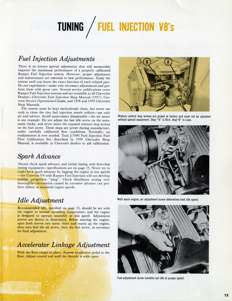 1959 Corvette Equipment Guide Page 21